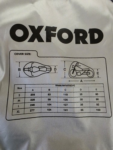 Oxford aquatex motorcycle - oxford,